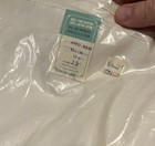 Vintage Hand Embroidered 72x80    Tablecloth White Daisy Floral Spring Cotton poly