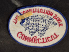 Connecticut The Constitution State Sailing Ship Souvenir Embroidered Patch