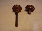 Antique   Vintage Victorian Eastlake Brass Door Knobs Set Door Hardware 