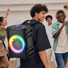 Portable Bluetooth Speaker Karaoke Machine System  microphone Party Light  strap