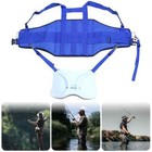 Sea Fishing Top Waist Protection Pole Holder Fish Rod Stand Adjustable Belt Vest