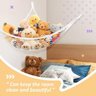 Stuffed Animal Net Hammock For Plushie Toys  Stuffed Animal Hammock Corner For K