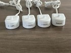 Lot Of 4 -philips Sonicare Electric Toothbrush Charging Base Only Hx6100 - White