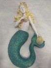 Pretty Wall-mounted Mermaid Statue Decor handmade Wall Art 14  Tall Resin