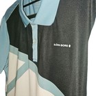 Vintage Bjorn Borg Pique Polo Shirt Tennis Size Men   s Sm  White blue Chest Logo