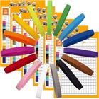 15pcs Newborn Puppy Collars  Super Soft Nylon Adjustable Whelping Id Bands  A   