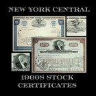 Ultimate 6x New York Central Railroad Collectable Pack - 2x Bonds  2x Stocks  Vi