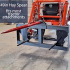 Hay Spear 49  Bale Spear 4000 Lbs Bale Spike Quick Attach Hay Handing Equipment