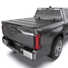 4 5ft 4-fold Frp Flush-mount Hard Tonneau Cover Bed For 2021-2025 Ford Maverick