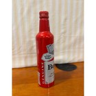 Budweiser King Of Beers Red White Blue Aluminum Bottle Collectible Breweriana