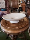 Vintage Mccoy Floraline  486 Planter Usa White Ceramic Bowl Mid Century Modern