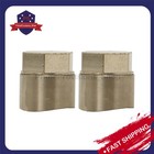 2 Sets Weld On   Weld In O2 Oxygen Sensor Bung Plug   Nut Cap Kit M18 X 1 5