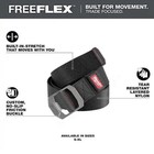 Milwaukee Electric Freeflex Nylon Webbing Belt  Tear-resistant  Built-in Size L