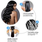 Clearance 100  Virgin Human Hair Extensions Brazilian indian Remy Bundles Weaves