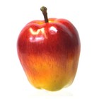 6-pack Artificial Red Yellow Apple Cortland Large Fruit Round Apples Fake Lot