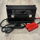24v 50 Amp Pallet Jack lift Battery Charger W  Red Sb 350a Heavy Duty Connector