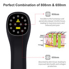 Kts Cold Laser Human vet Therapy Pain Relief Device Red Light Acupuncture Black