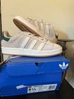 Adidas Campus 00s - Alumina  Off White    Collegiate Green - Size 8 5 M   9 5 W