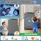 Top-loading Washing Machine 20lbs Capacity Full Automatic Washer With Drain Pump