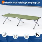 Portable Folding Cot Camping Military Hiking Medical Guest Bed Sleeping Green