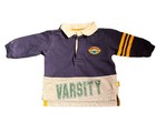 Vintage Sesame Street Rugby Shirt jeans Outfit 3-6 Months 1990s Sports 