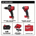 Milwaukee 3697-22 M18 Hammer Drill impact Driver  2-tool Combo Kit