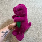 Vintage Barney Plush Dinosaur Beanbag Purple Stuffed Animal Toy 1992