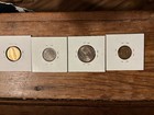 Guyana 1977 10 Cents 1967 25 Cents 1988 1 Cent 1986 5 Cents All Unc