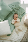 Baby Crib Duvet Cover Soft Muslin Double Gauze Bedding Boy Girl Nursery Kids She