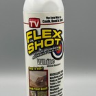 Flex Shot White 8-oz  Thick Rubber Adhesive Sealant Caulk Bond Seal New