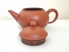 A Chinese Yixing Red Clay Stoneware Teapot And Cover Signed 