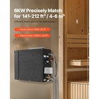 Uimoso 6kw Steam Generator Self-draining Sauna Bath Home Spa Shower Controller