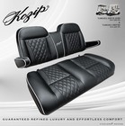  kozip  Yamaha G29   Drive2 Golf Cart Front Seat backrest Cushion Set  black 