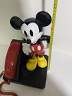 Vintage Mickey Mouse Telephone At t Disney Display Large 14  Push Button 90s