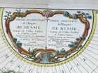 Russia 1771 Bonne Lattre Spectacular Antique Engraved Map 18th Century In Colors