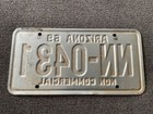 Rare 1969 Arizona Non Commercial License Plate 1971 1972 Tabs Original Truck