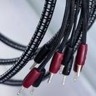 K2 Speaker Wire Cable With 72v Dbs Silver Banana Spade Plug Bi-wire Cable 1 Pair