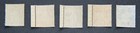 Gb Kgvi 1937 Sg462-466 Inverted Watermark Set  3 With Margins Unmounted Mint Mnh