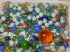 Glass Marbles Lot 4 10 Pounds Estate Find Mixed Sizes Colors Patterns  4a