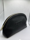 Chanel Beaute Vip Cosmetic Makeup Bag Pouch Clutch Black Gold With Gift Box