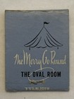 The Copley Plaza Sheraton Hotel Matchbook Oval Room Boston Mass Cut Match Heads