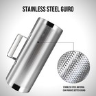 Guiro Instrument 12 x5  Stainless Steel Guiro Latin Percussion Instrument Wit   