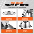 Electric Vibrating Sieve Machine With 12 80 Mesh Automatic Sifter Shaker