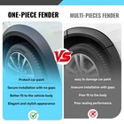 Fender Flares For Dodge Ram 1500 2019-2024 Factory Style Smooth Wheel Trim