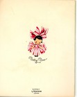 Vintage Norcross Betty Bow Cupcake Girl Winking Pop-up Glitter Greeting Card