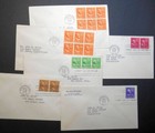 1938 Presidential Series Prexy Sc 803-34  839-847 Set Of 45 Fdcs With Coils