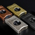 Luxury Cigar Cutter Silver V-cut Stainless Steel Premium Guillotine Sharp Blade