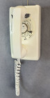 Vintage 1976 Western Electric 554 Wall Phone Ivory Rotary Dial Bell System Mcm