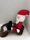 New Santa Dog Adjustable Christmas Costume Coat Jacket Santa Riding Dog Bells