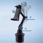 Car Mount Car Cup Holder Phone Stand For 4 7- 10 9  Iphone Samsung Ipad Tablet